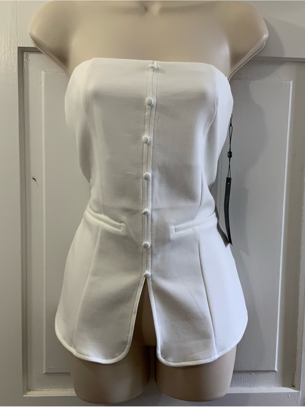 Emerson Lang Strapless Top, Size Small. NWT